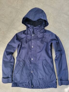 Burton Dark Blue Hooded Jacket